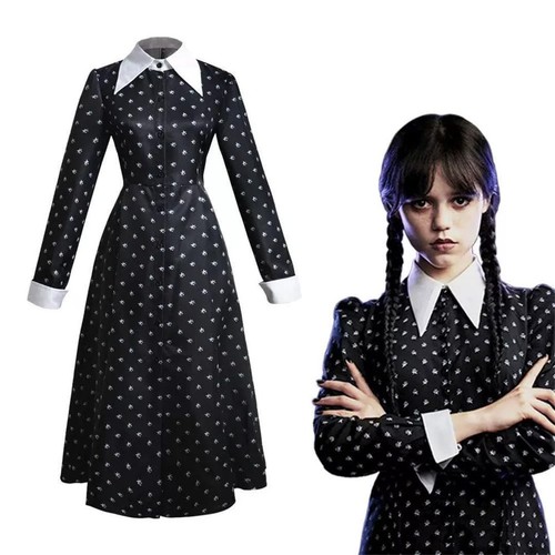 [Wemak] Ruby Costume, The Addams Family Wednesday Adult Costume, Large ...