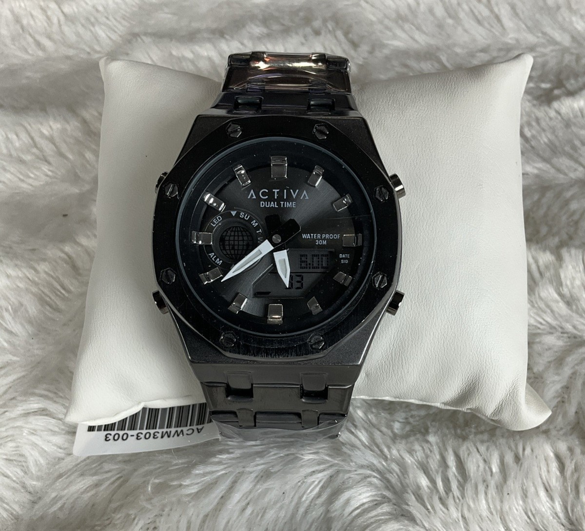 Activa Signal X Invicta Digital Dual Time Watch - 45.5mm Black