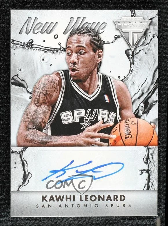 Panini Kawhi Leonard Basketball Autographed Sports Trading Cards