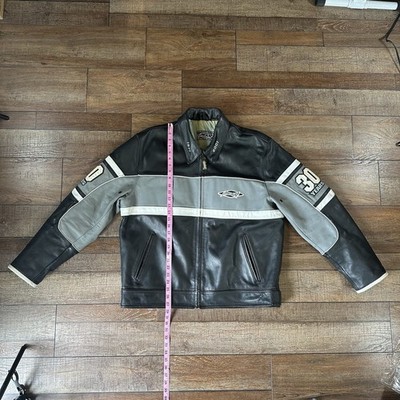 VTG MSR Malcom Smith 30 Years Anniversary Genuine Leather Jacket Sz XL 1971-2001