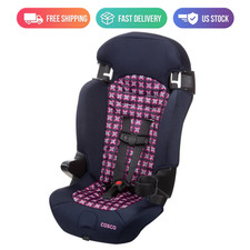 Cosco Kids Finale 2-in-1 Booster Car Seat Harness Booster Lightweight Black