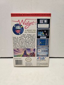 Widget w/ Poster Nintendo NES Complete in Box CIB