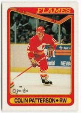 1990-91 Colin Patterson O-Pee-Chee - Calgary Flames