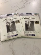 Worthington Pantyhose Navy Long  Support Control Top 2 Pair