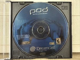 Sega Dreamcast POD Speedzone Disc w Booklet ONLY Tested Quick FREE Shipping DC