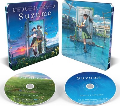New Steelbook Suzume Movie (Blu-ray + DVD)