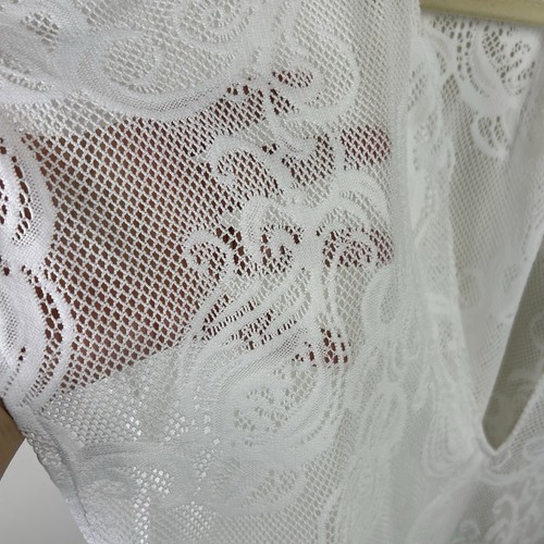 Lilly Pulitzer Aideen Lace swimsuit Cover-up in resort white size: XL - Picture 4 of 9