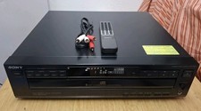 SEE DEMO VIDEO Sony CDP-C325 5 Disc CD Carousel Changer Player w/ Remote SCD