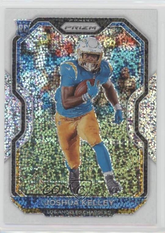 2020 Panini Prizm Rookie White Sparkle Prizm Joshua Kelley #326 Rookie RC