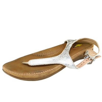 VOLATILE Sz 7 M Brown Thong Synthetic Women Sandals