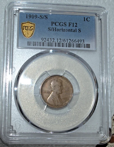 1909-S/S S Over Horizontal S Lincoln Wheat Cent Penny PCGS VF30 Brown Stunner!!