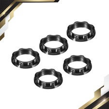 5 Set E12 Light Socket Ring Lamp Shade Holder Adapter Phenolic Ring Black