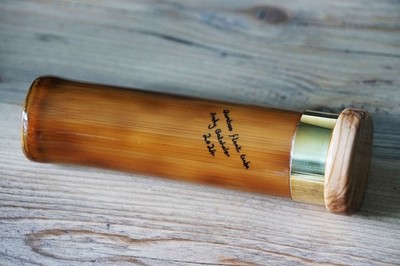 Andy Batchelor Bambus Angeln Posenrohr mit Olivenholz & Korkstopper