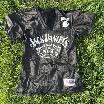 Jack Daniels Old No.7 Woman Medium Black Mesh Football Jersey Augusta Sportswear