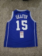 Jahlil Okafor Duke Blue Devils Autographed Jersey JSA COA Size XL Signed