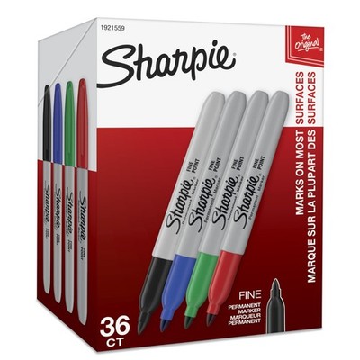 Permanent Markers, Fine Point, 36 Count