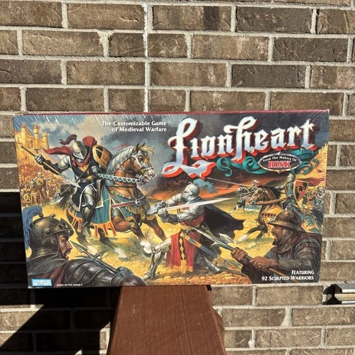LionHeart Board Game Parker Brothers 1997 Medieval Warfare New & Factory Sealed
