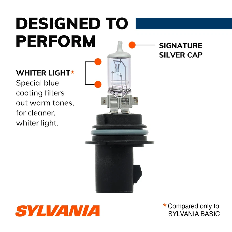 SYLVANIA 9007 SilverStar Halogen Bulbs – Brighter High/Low Beams (2 Pack) - Image 4 of 4