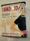 Vintage 1950s - (Empty) Johnson & Johnson Band-Aid Tin