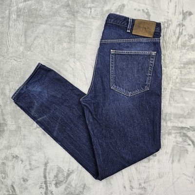 Calvin Klein Jeans Herren W35 L32 dunkelblau Straight Leg Denim
