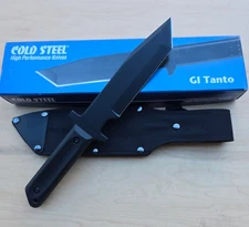 Cold Steel GI Tanto Early Production Model Fixed Blade Knife w/ Sheath - 80PGT