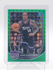 DEMAR DEROZAN 2025-26 BOWMAN CHROME VETERANS GREEN GEOMETRIC /99 KINGS A Q6562