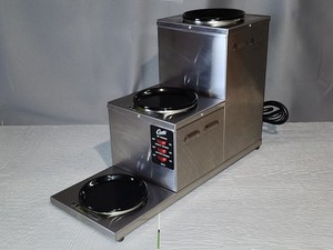 Wilbur Curtis Decanter Warmer 3 Station Step-Up AW-3SR - TESTED WORKS GREAT