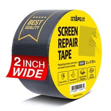 Grey Window Screen Repair Tape, 2 In X 15 Ft, Screen Repair Kit For Windows Or