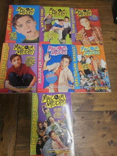 Malcolm in the Middle Books 1 2 3 4 5 6 7 Paperback Bundle 2001 Scholastic