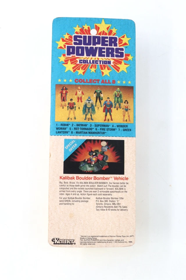 Figura de acción Kenner Canadian Slim Card de Wonder Woman DC Super Powers Collection Foto 2 de 4