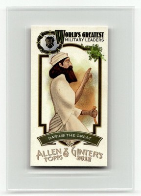 2012 Topps Allen & Ginter #ML-19 Darius the Great Mini World's Greatest Leaders