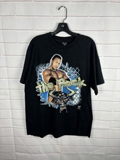 Vintage 1998 The Rock Dwayne Johnson Shirt WWF Brahma Bull Hardcore Wrestler 90s