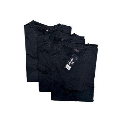 (3 Pack) Crew Neck T-Shirt - PFR New York - Black/White - S-XL