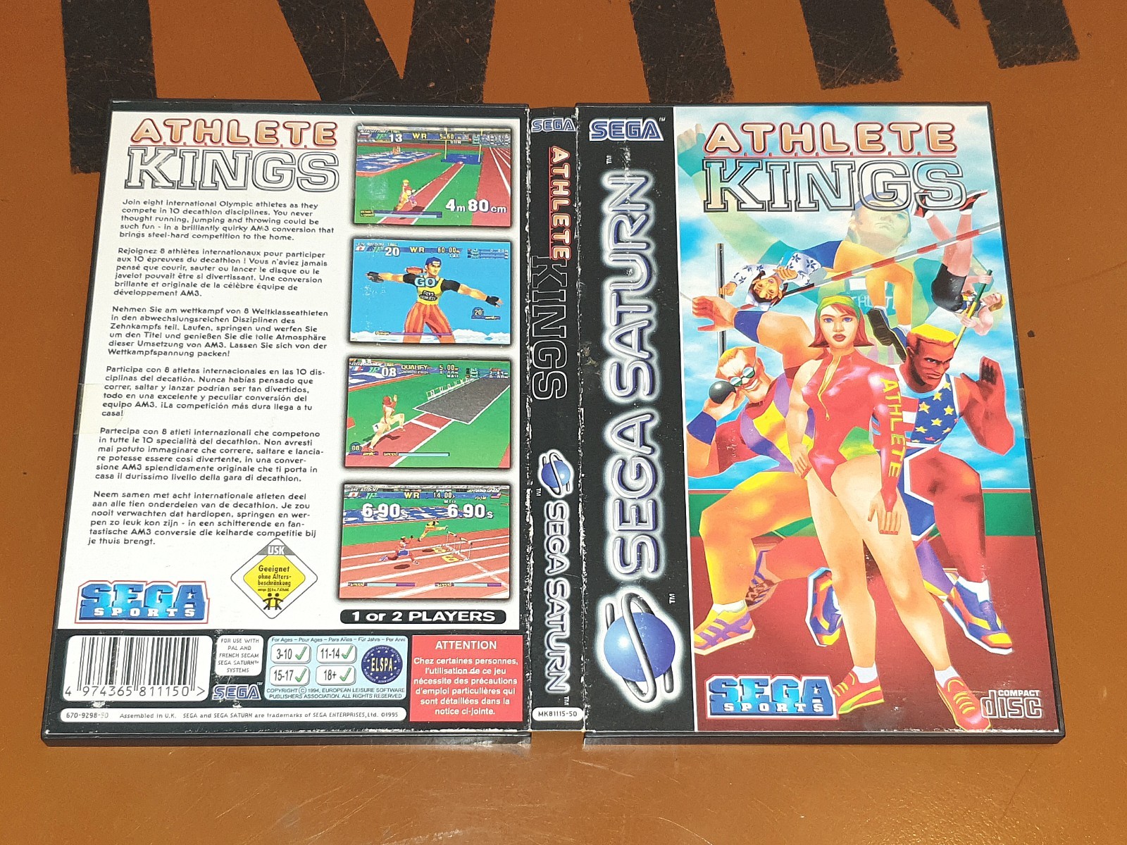 Athlete Kings - SEGA SATURN - Complet