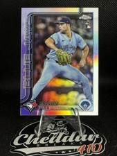 2025 Topps Update Series Mason Fluharty Refractor USC161 Toronto Blue Jays