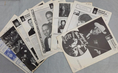 Record Research Magazine Statistics Information 1966 Lot Of 8 Issues 78 45 RPM 