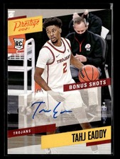 2021 Panini DP #PBTEA Tahj Eaddy Prestige Bonus Shots Signatures