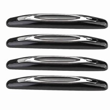Chazcool 4 Pcs Car Door Protector Edge Guards, Bumper Black