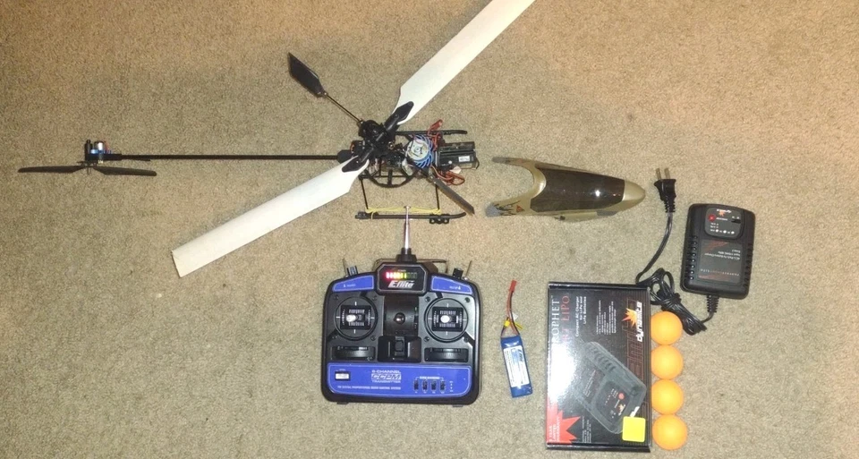 E-Flite Blade CP Pro Eléctrico Radio Control RC Helicóptero Sin Probar/Piezas Foto 3 de 4