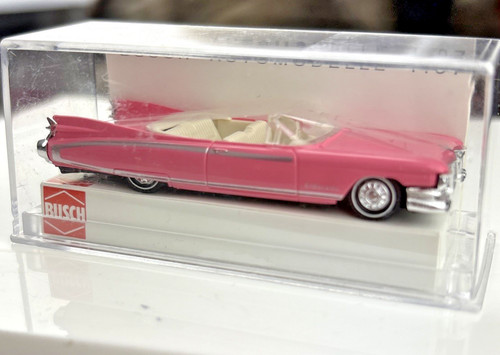Cadillac Eldorado 1959 Busch HO convertible rosa - 45110 nuevo en caja | Zustand: New