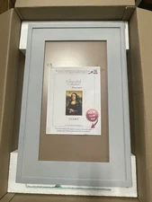 14x24 Light Gray Concealed Picture Frame Medicine Cabinet WITH MINOR INT. IMP.