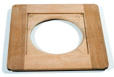1 ADAPTER 6x6RC for DEARDORFF 8x10 to use Linhof boards, mahogany/without metal