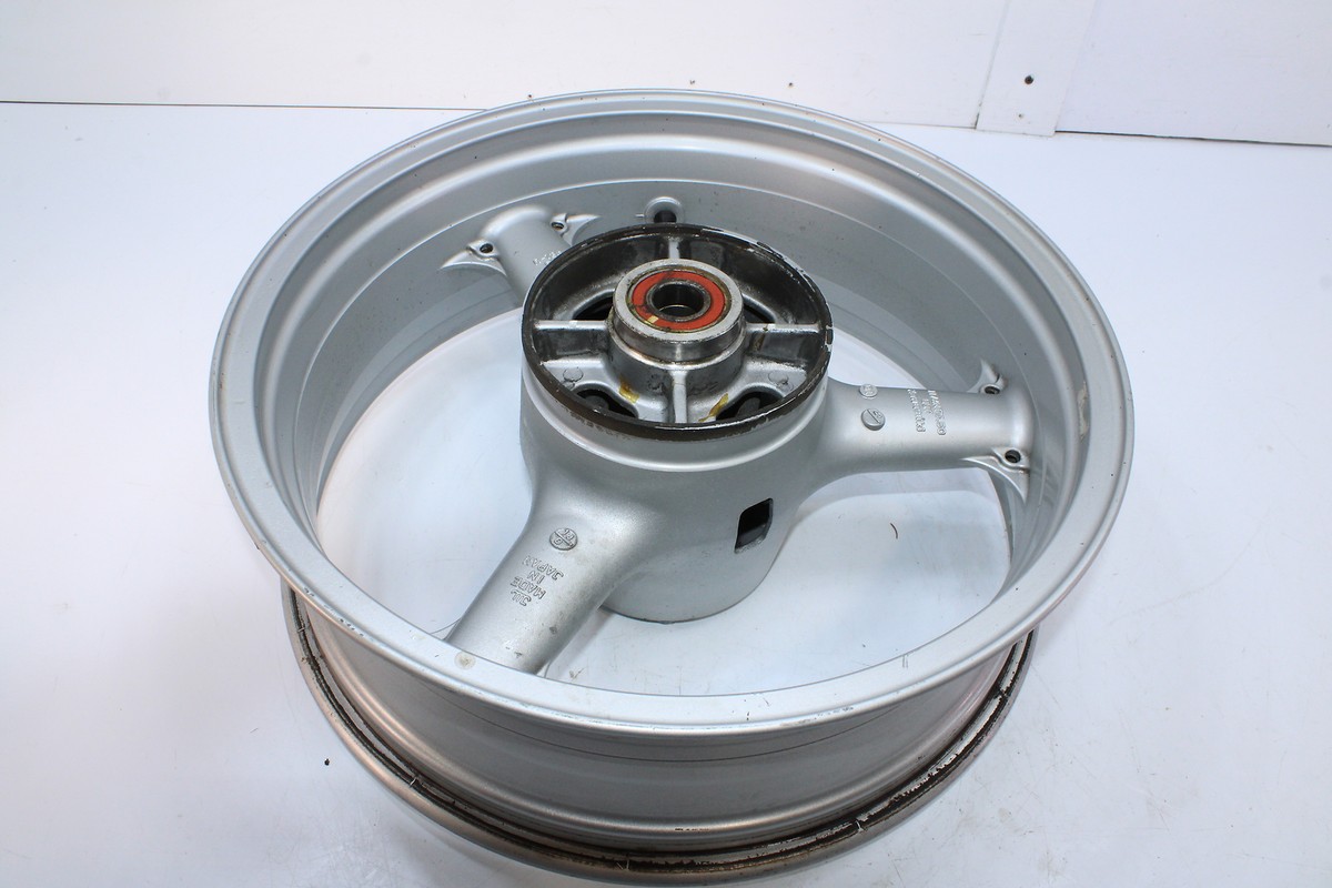 2002 Kawasaki Ninja Zx6r Zx600j Rear Wheel Rim silver 41073-1659