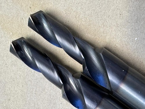 LOT OF 2: HANITA CARBIDE DRILL ZBM9921100 11X5/8X1.3-2.1X5 90-140D 112034490 - Picture 2 of 11