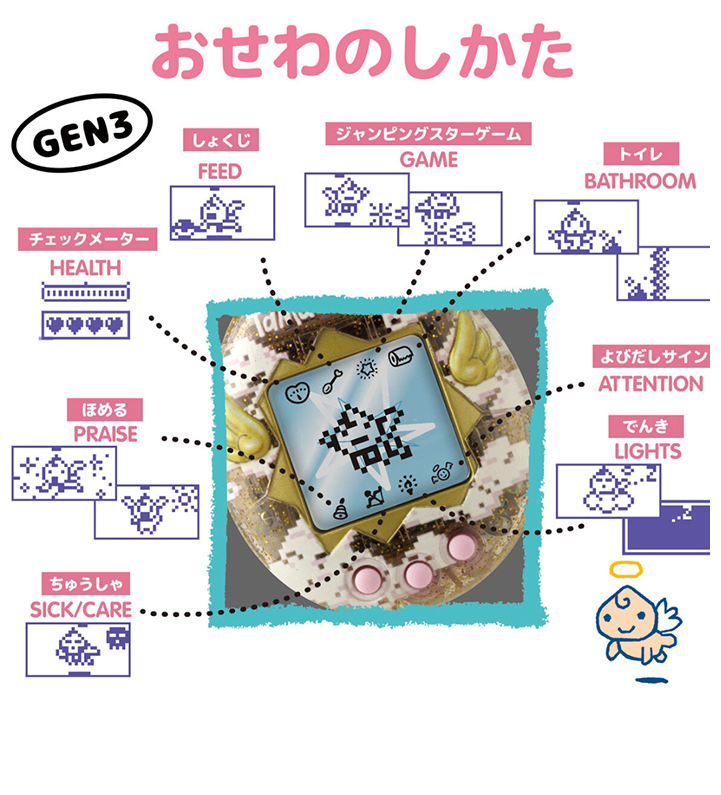 Original Tamagotchi Lovely Angel 2025 Release Limited Original Tamagotchi Lovely Angel 2025 Release Limited