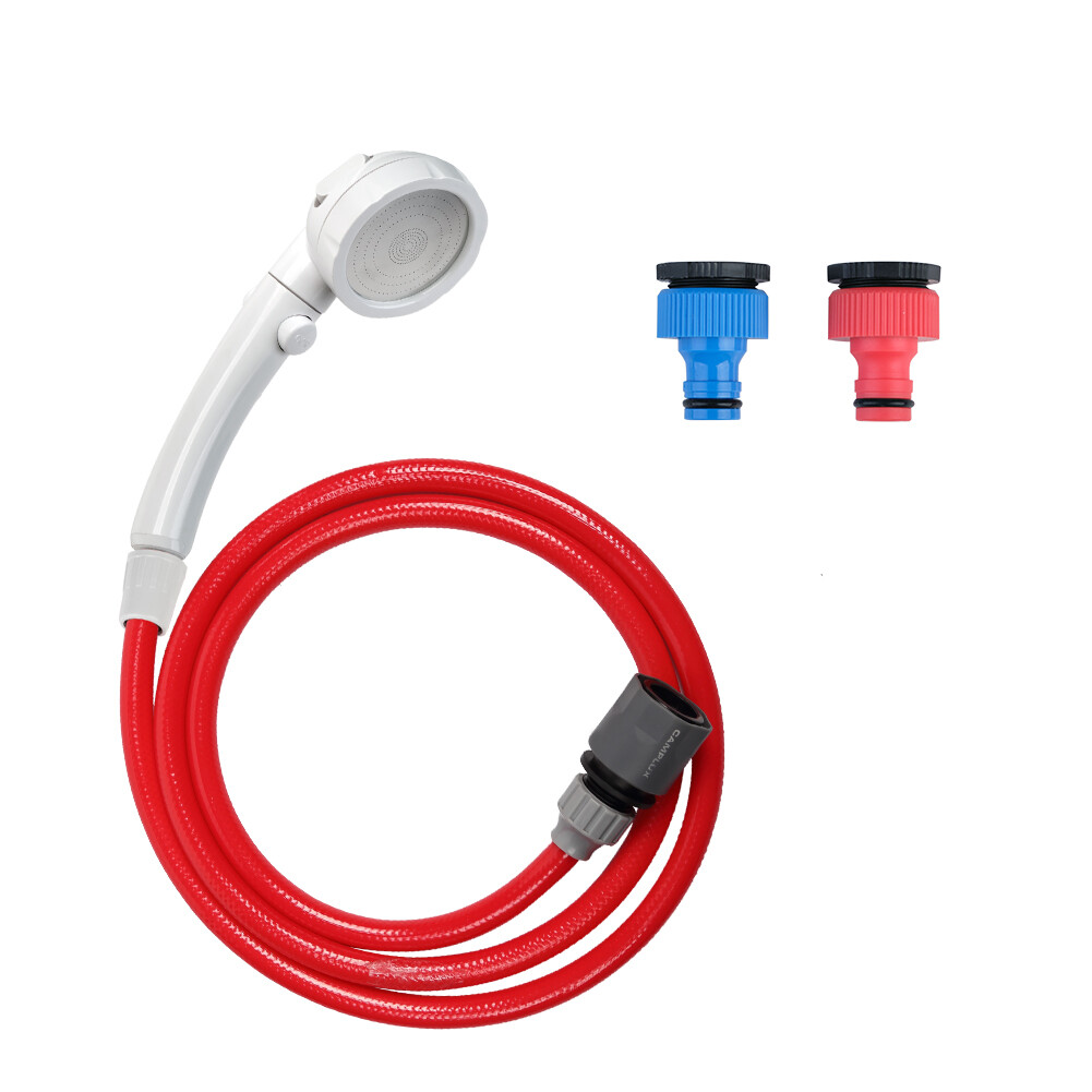 Camplux Handheld Shower Head & Hose 3Mode Soft Rainfall Outdoor