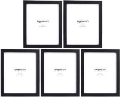 Amazon Basics Bilderrahmen / Fotorahmen / Rahmen 20 x 25 cm Kunststoff schwarz
