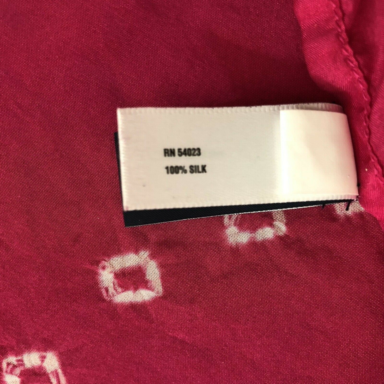 Gap Batik Print 100% Silk Rectangular Square Scar… - image 4