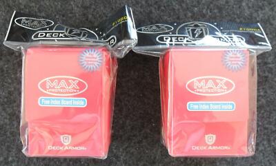 2x Deck Armor Box Set #100DA (Japanese Cards) - Max Protection
