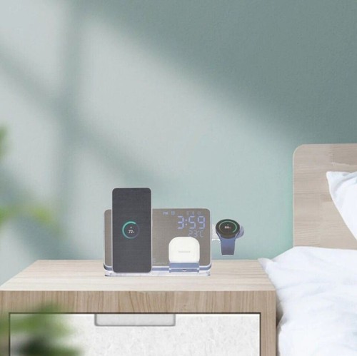 Samsung ITFIT 3 in 1 Wireless Charger with 30W UK Plug Black - ITFITPW06 - Picture 4 of 5